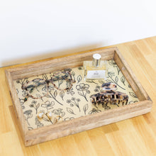 Load image into Gallery viewer, Mango Wood Tray| Pressed Floral | Elyse Breanne Design