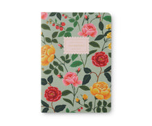 Load image into Gallery viewer, Rose Garden Notebook Assorted Design | Set of 3 Notebooks | Rifle Paper Co.