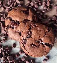 Load image into Gallery viewer, Double Chocolate Chip Vegan Cookies | Naughty Cookie