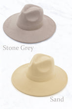 Load image into Gallery viewer, Suzie Q USA - Suede Large Eaves Peach Top Fedora Hat: Ivory