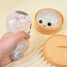 Load image into Gallery viewer, Dumplings Sparkle White Stress Relief Toy | Sparkling Extras