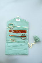 Load image into Gallery viewer, Blue Velvet Jewelry Organizer