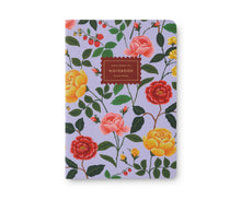 Load image into Gallery viewer, Rose Garden Notebook Assorted Design | Set of 3 Notebooks | Rifle Paper Co.