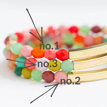 Load image into Gallery viewer, Stack Bracelet Good Vibes Colorful