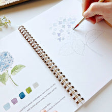 Load image into Gallery viewer, Flowers watercolor workbook | emily lex studio