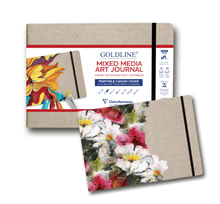 Load image into Gallery viewer, 6x8.25 Landscape | Clairefontaine Goldline Mixed Media Art Journal | Exaclair