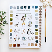 Load image into Gallery viewer, Winter watercolor workbook | emily lex studio