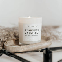 Load image into Gallery viewer, Cashmere and Vanilla | 11 oz Soy Candle | Sweet Water Decor