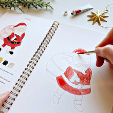 Load image into Gallery viewer, Christmas watercolor workbook | emily lex studio