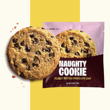 Load image into Gallery viewer, Peanut Butter Chocolate Chip Vegan Cookies | Naughty Cookie