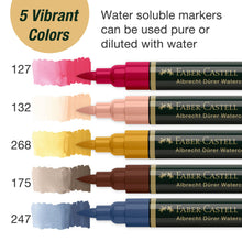 Load image into Gallery viewer, Watercolor Markers, Portrait | Albrecht Dürer - Wallet of 5 | Faber-Castell