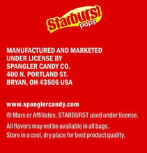 Load image into Gallery viewer, Lollipop Spangler Starburst “Pops” Fruit🌈 Display Box 72CT | O'Shea's Candies Sweet Shop