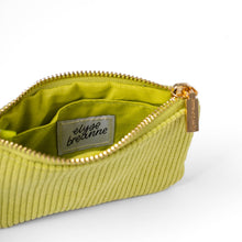 Load image into Gallery viewer, Chartreuse Corduroy Coin Pouch | Elyse Breanne Design