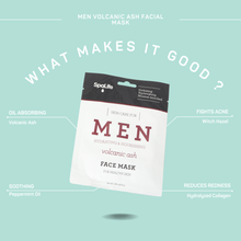 Load image into Gallery viewer, Men's Facial Mask | Volcanic Ash Hydrating | My Spa Life
