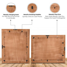 Load image into Gallery viewer, 14x18 Photo Frames Marquet-Bevel Collection Pack of 2 Blue & White | Handicrafts Home