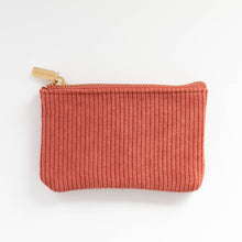 Load image into Gallery viewer, Coral Corduroy Coin Pouch | Elyse Breanne Design