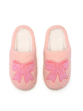 Load image into Gallery viewer, Pink M/L Pretty Bows | Indoor / Outdoor Slippers | Living Royal
