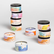 Load image into Gallery viewer, Lime + Sunshine Recyclable Tin Candle |Good Chemistry
