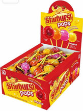 Load image into Gallery viewer, Lollipop Spangler Starburst “Pops” Fruit🌈 Display Box 72CT | O'Shea's Candies Sweet Shop