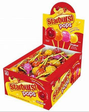 Load image into Gallery viewer, Lollipop Spangler Starburst “Pops” Fruit🌈 Display Box 72CT | O'Shea's Candies Sweet Shop