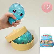 Load image into Gallery viewer, Sensibling Corp. - 12PCS - Mystery Squishy Glitter Dumpling Stress Relief Toy