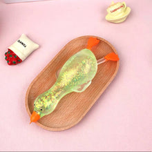 Load image into Gallery viewer, Cute Goose Duck Glitter Squishy Squeeze Toy Fidget Toy | Sparkling Extras