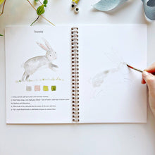 Load image into Gallery viewer, Animals watercolor workbook | emily lex studio