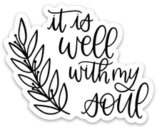 Load image into Gallery viewer, Sticker It is Well Sticker, 3x2.5in