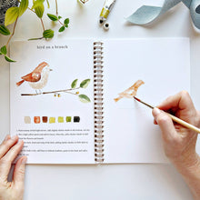 Load image into Gallery viewer, Animals watercolor workbook | emily lex studio