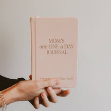 Load image into Gallery viewer, Journal | Mom's One Line A Day Leather Journal | Sweet Water Decor