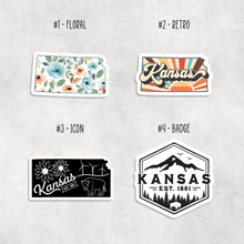 Load image into Gallery viewer, Kansas Badge Sticker