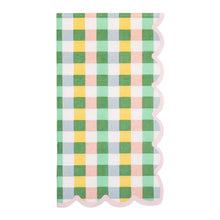 Load image into Gallery viewer, Green Napkin | Hopscotch Gingham Dinner | My Mind’s Eye