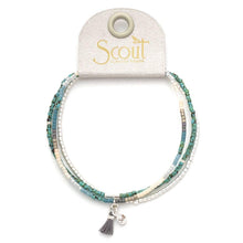 Load image into Gallery viewer, Chromacolor Miyuki Bracelet Trio - Turquoise Multi/Silver