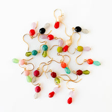 Load image into Gallery viewer, Lime |Tiny Earrings Small bead earrings Little color drop earrings