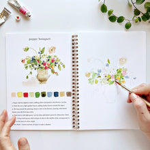 Load image into Gallery viewer, Bouquets watercolor workbook | emily lex studio