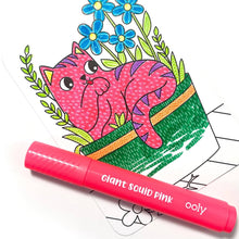 Load image into Gallery viewer, Undercover Art Hidden Patterns Coloring- Smitten Kitten | OOLY