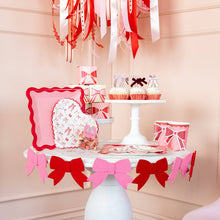 Load image into Gallery viewer, Pink and Red Felt Bow Banner |My Mind’s Eye