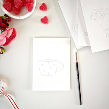 Load image into Gallery viewer, Love sweet love paintable notecard | emily lex studio