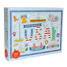 Load image into Gallery viewer, Greetings from the USA - 500 Piece Jigsaw Puzzle | Pippi Post