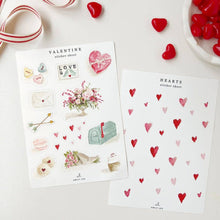 Load image into Gallery viewer, Valentine sticker sheets | emily lex studio