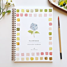 Load image into Gallery viewer, Flowers watercolor workbook | emily lex studio