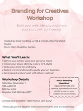 Load image into Gallery viewer, Branding for Creatives Workshop November 1