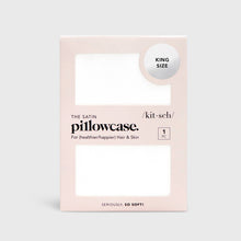 Load image into Gallery viewer, Ivory | Satin King Pillowcase | KITSCH