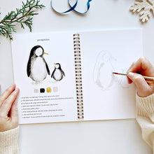 Load image into Gallery viewer, Winter watercolor workbook | emily lex studio
