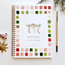 Load image into Gallery viewer, Christmas watercolor workbook | emily lex studio