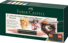 Load image into Gallery viewer, Watercolor Markers, Portrait | Albrecht Dürer - Wallet of 5 | Faber-Castell