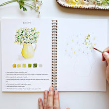Load image into Gallery viewer, Flowers watercolor workbook | emily lex studio