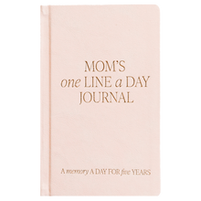 Load image into Gallery viewer, Journal | Mom's One Line A Day Leather Journal | Sweet Water Decor