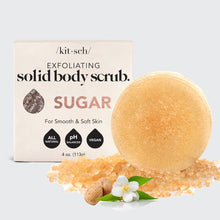 Load image into Gallery viewer, Sugar Exfoliating Body Scrub Bar | KITSCH