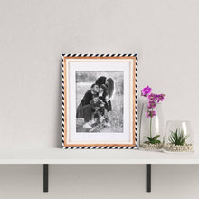 Load image into Gallery viewer, 14x18 Photo Frames Marquet-Bevel Collection Pack of 2 Blue & White | Handicrafts Home